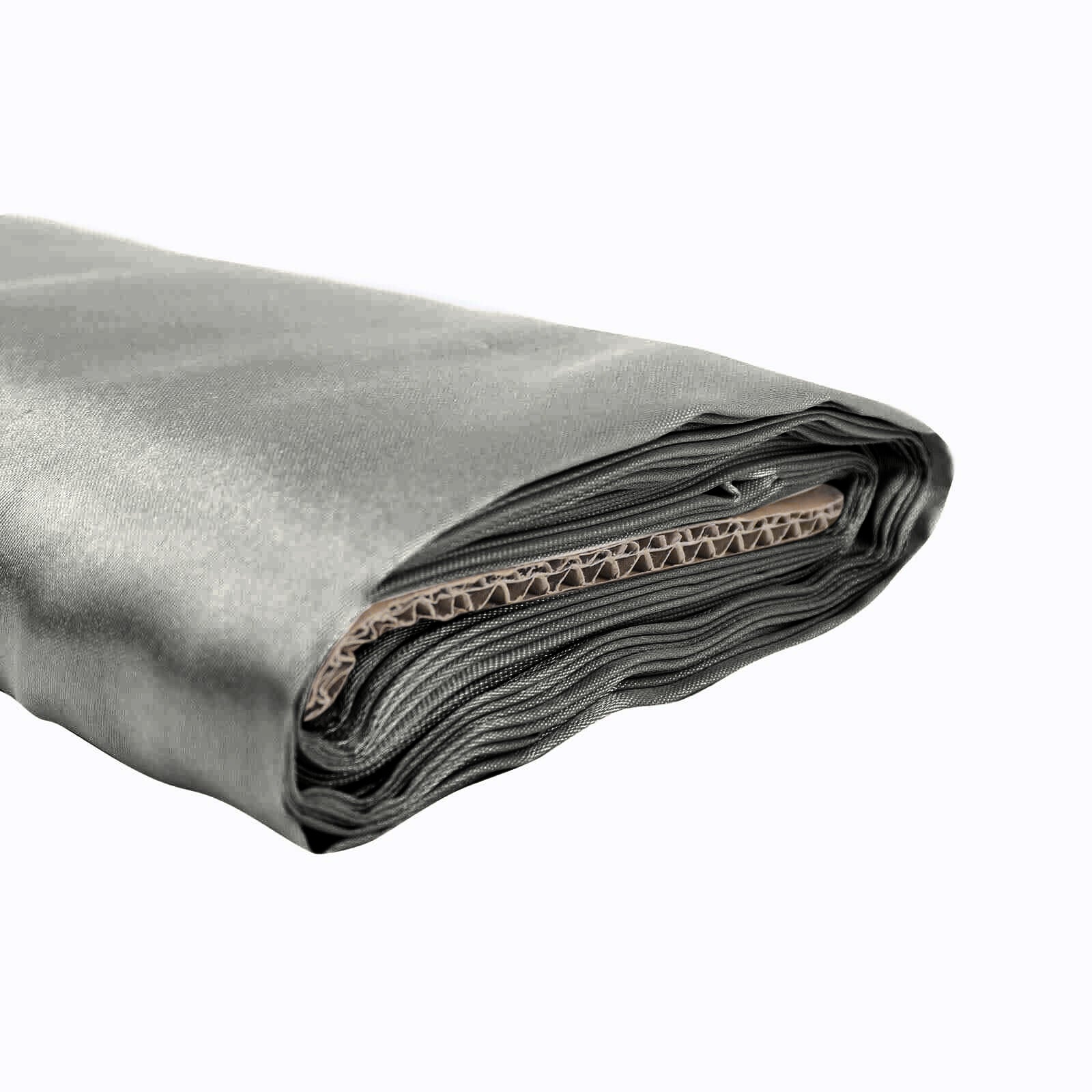 Silver Satin Fabric Bolt 10 Yards 54" - Image 7