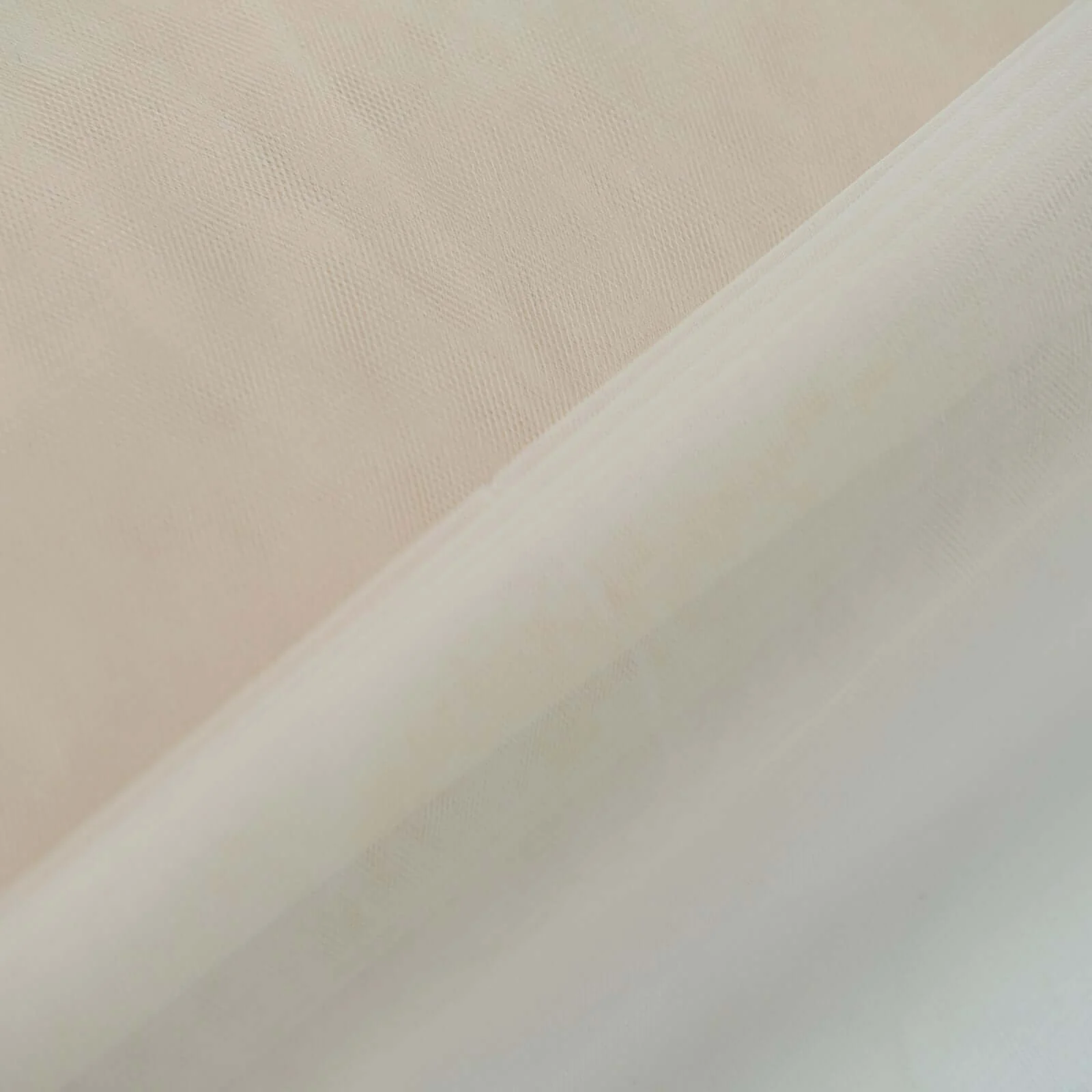 Ivory Tulle Fabric Bolt, DIY Craft Fabric Roll 108"x50 Yards - Image 6