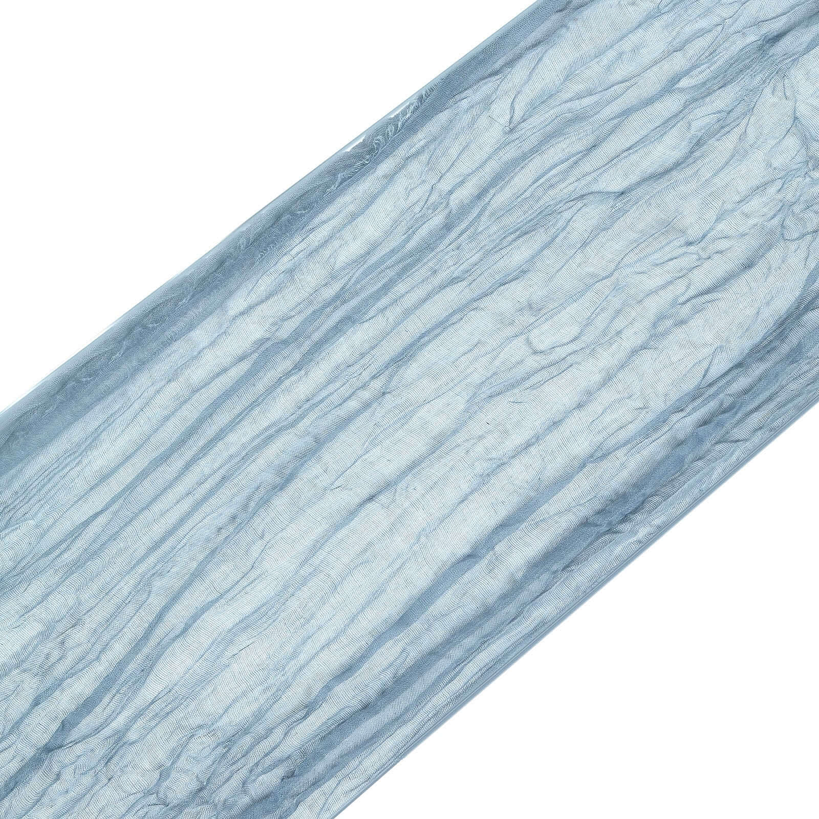 5 Pack Cheesecloth Gauze Chair Sashes 16"x88" Dusty Blue - Boho Decorative Accent - Image 8
