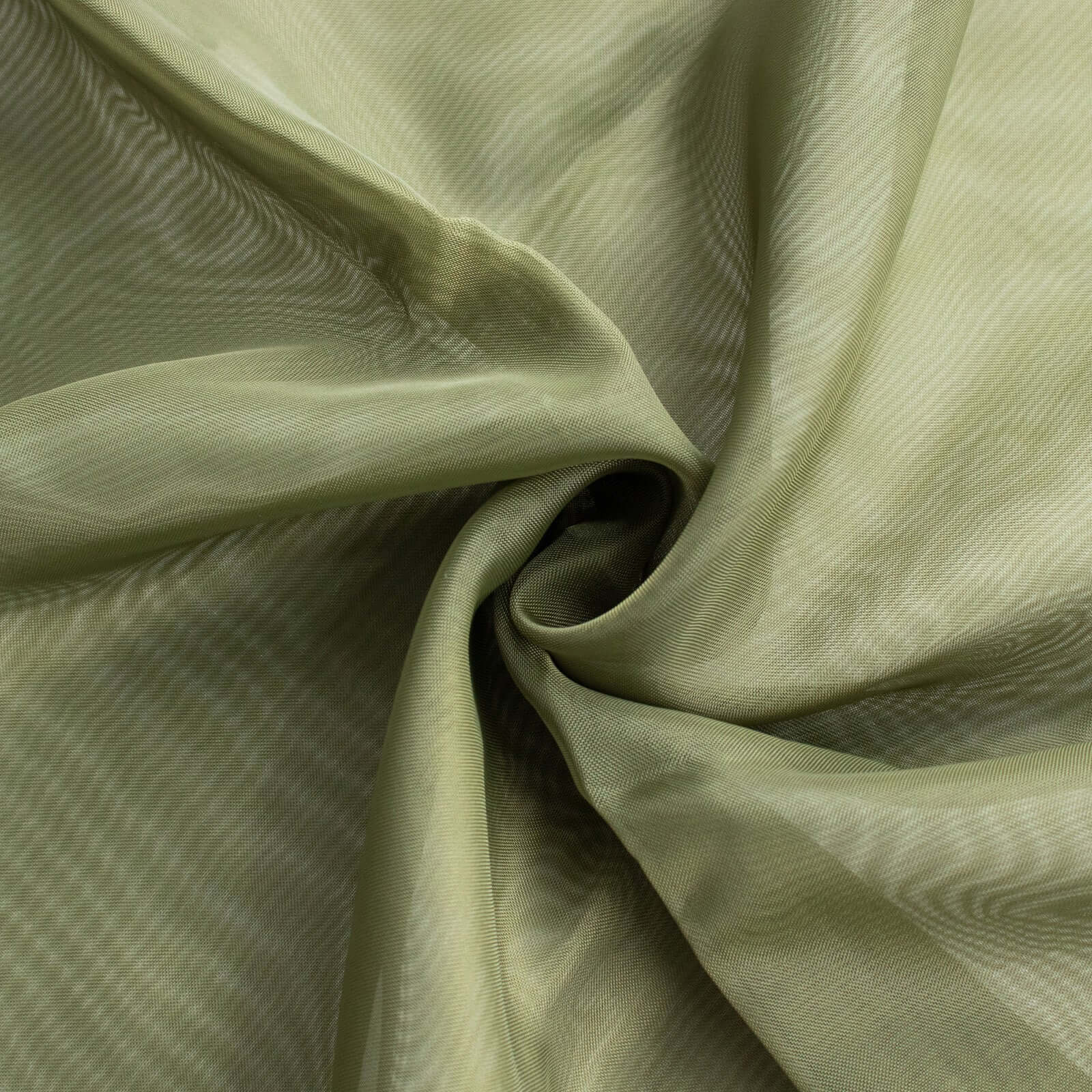 Chiffon Curly Chair Sash 32" Long – Olive Green 6-Strand Ribbon Tie - Image 10