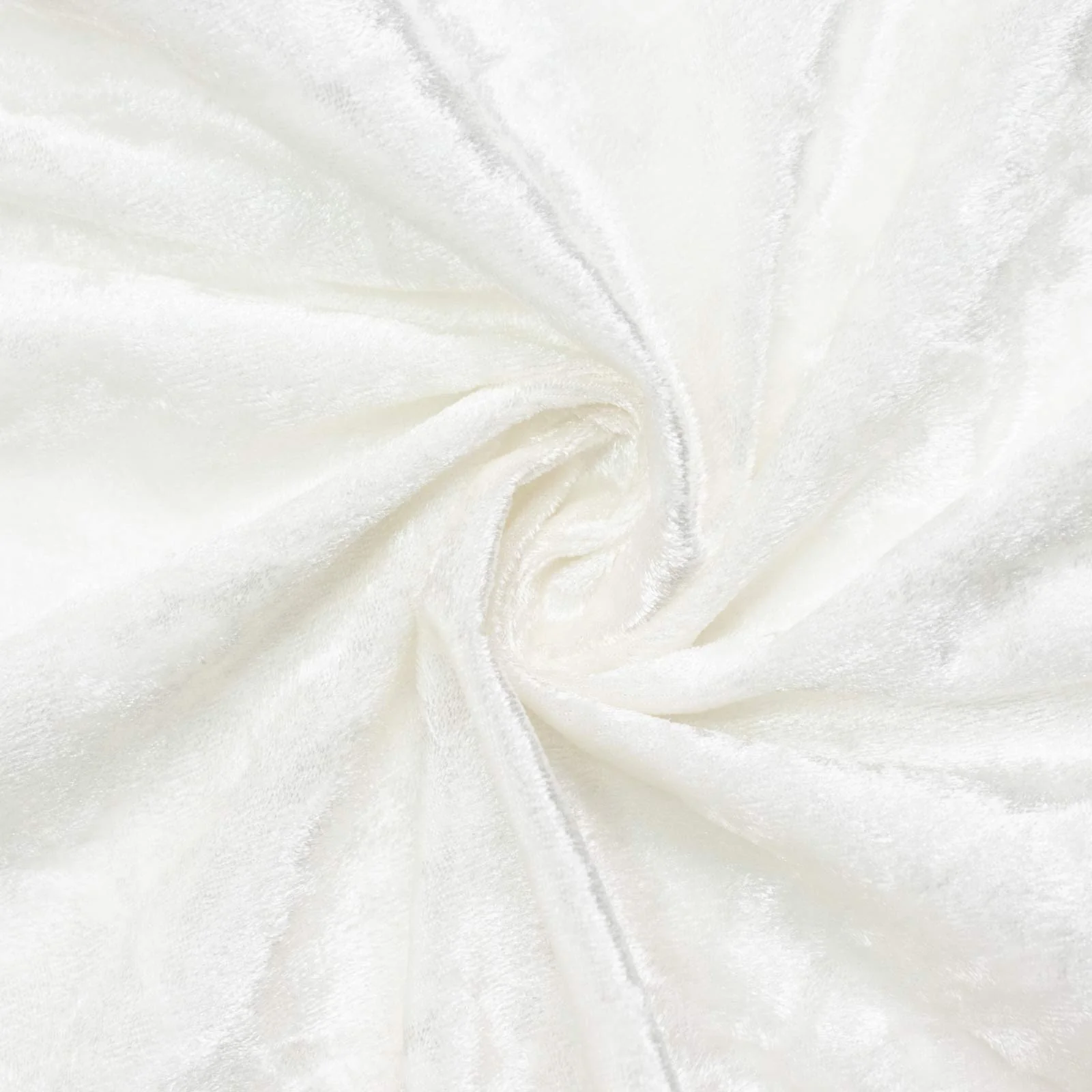 White Premium Crushed Velvet Backdrop Curtain 10ft x 12ft – Wedding Backdrop Panel & Event Drapery with Rod Pocket, 70% Blackout - Image 6