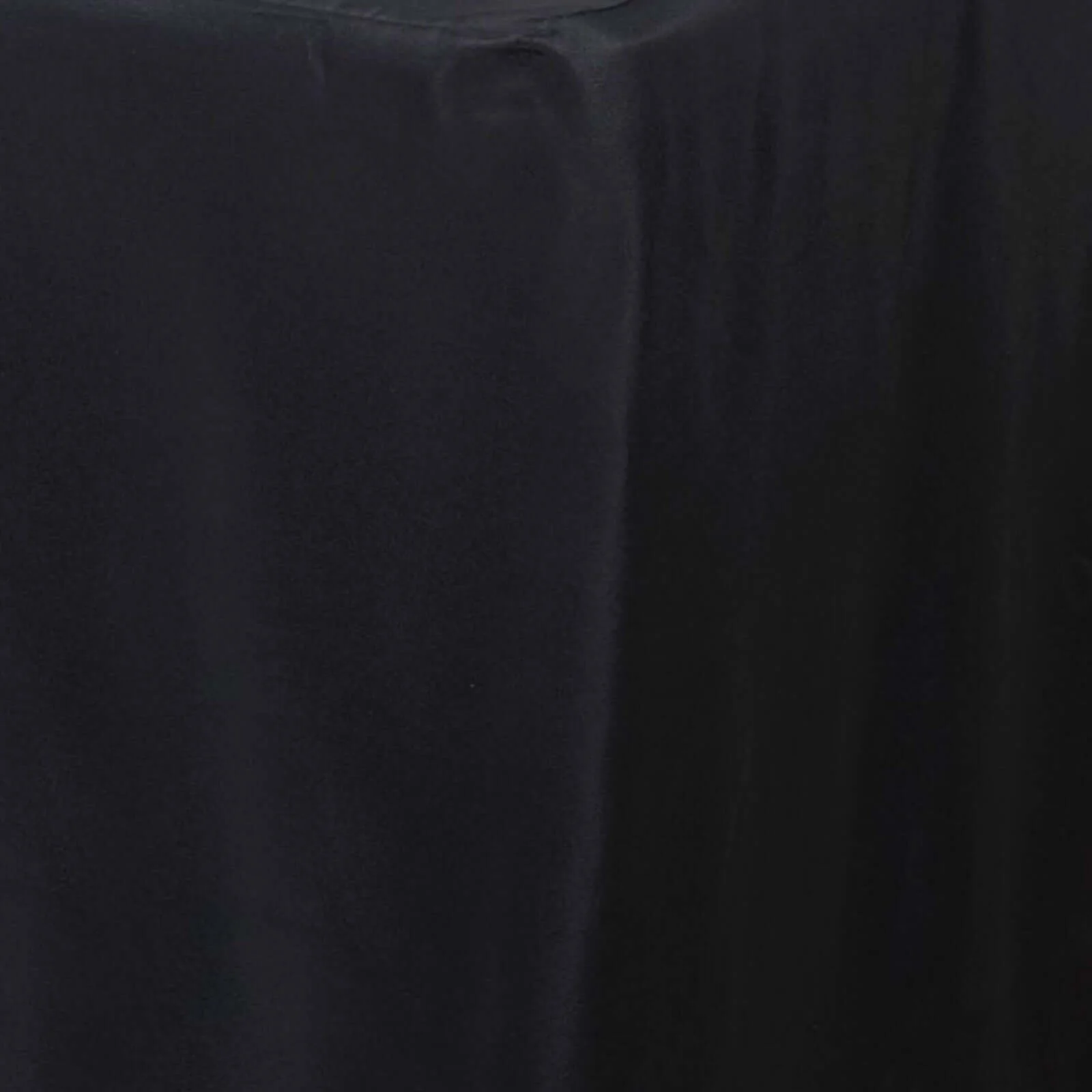 Fitted Polyester Rectangle Tablecloth 96"x30" Black - Snug Fit for Large Tables - Image 8