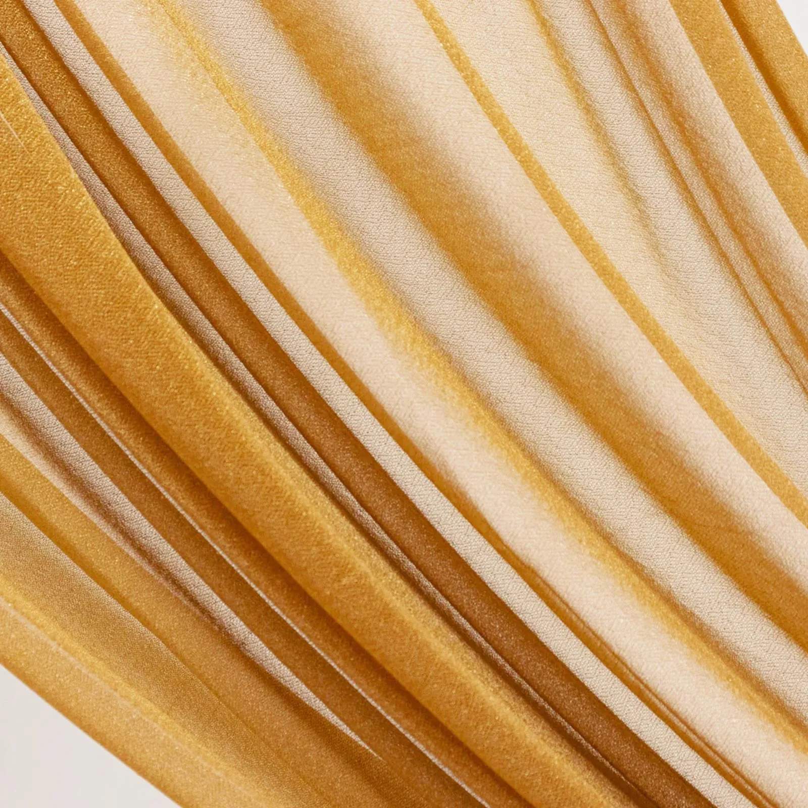 Sheer Wedding Arch Drape – 5ftx14ft Gold Sheer Curtain Backdrop, Ceiling Drapery Panel - Image 6