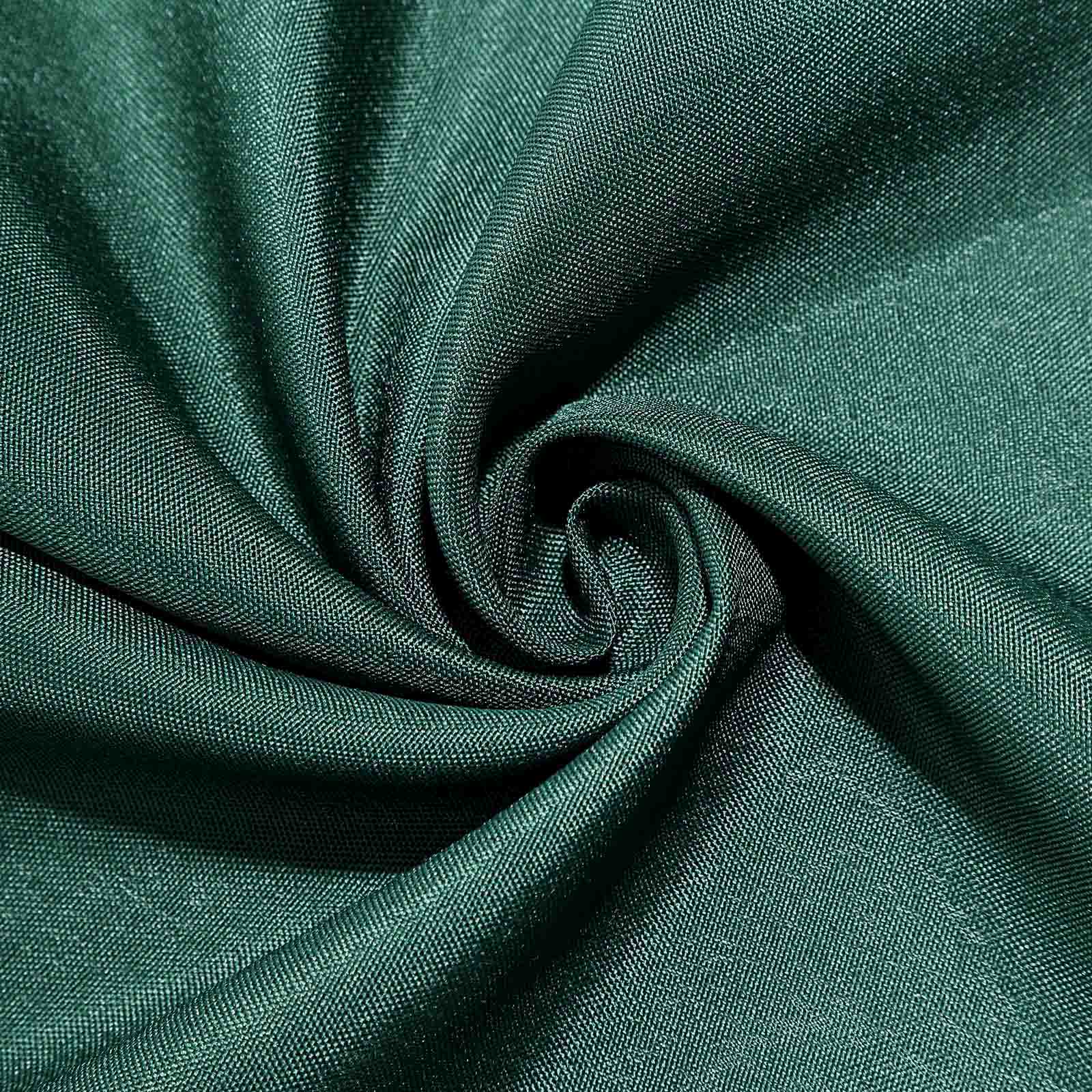 Polyester Rectangle Tablecloth 90"x156" Hunter Emerald Green with Seamless Finish - Image 7