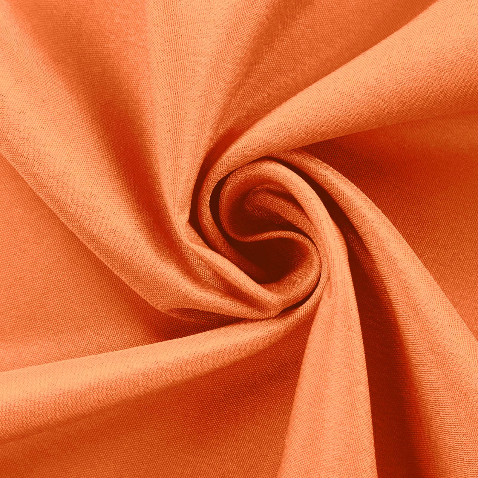 Polyester Rectangle Tablecloth 90"x156" Orange with Seamless Finish - Image 7