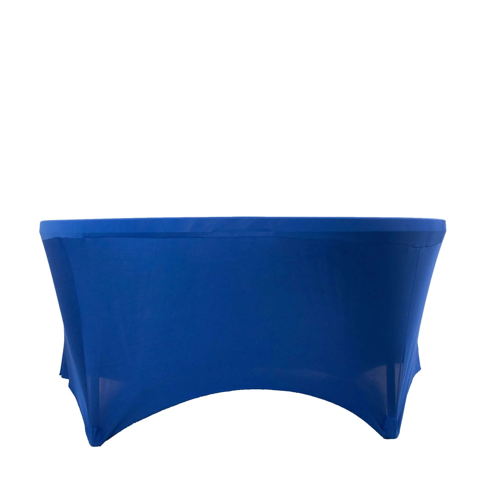 Stretch Spandex Round Tablecloth 6ft Royal Blue - Easy to Maintain Form-Fitting Table Cover - Image 6